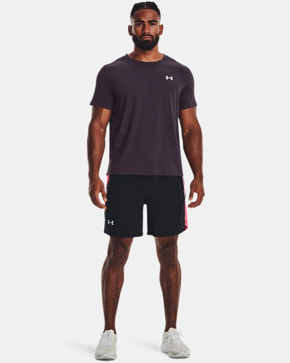 Men's UA Launch Run 7" Shorts in Black image number 2
